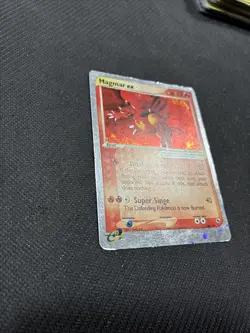 Magmar ex 100/109 ex Ruby Sapphire Pokemon HP - Image 3
