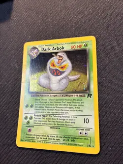 Dark Arbok 2/82 Team Rocket Holo Rare Pokemon HP - Image 2