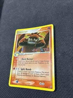 Camerupt 4/107 ex Deoxys Reverse Holo Pokemon LP - Image 3