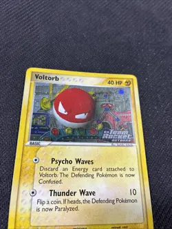 Voltorb 80/109 ex Team Rocket Returns Reverse Holo Pokemon LP - Image 5