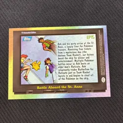 EP15 Battle Aboard The St. Anne Pokemon Topps TV Animation Edition Pokemon NM - Image 2