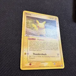 Ditto Pikachu 63/113 ex Delta Species Pokemon HP - Image 2