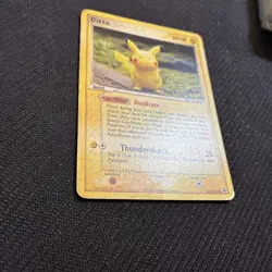 Ditto Pikachu 63/113 ex Delta Species Pokemon HP - Image 3