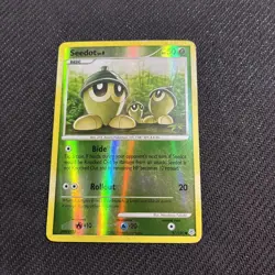 Seedot 97/130 Diamond And Pearl Base Reverse Holo Pokemon MP - Image 1