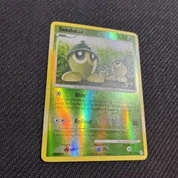 Seedot 97/130 Diamond And Pearl Base Reverse Holo Pokemon MP - Image 2