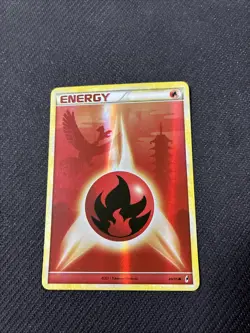 Fire Energy 89/95 Reverse Holo Call Of Legends Pokemon LP+ - Image 1
