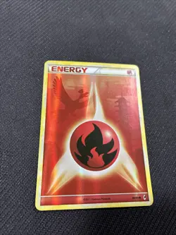 Fire Energy 89/95 Reverse Holo Call Of Legends Pokemon LP+ - Image 2