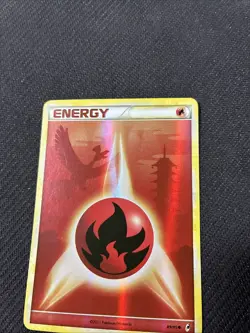 Fire Energy 89/95 Reverse Holo Call Of Legends Pokemon LP+ - Image 4