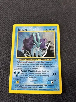 Suicune 14/64 Neo Revation Holo Rare Pokemon MP - Image 1