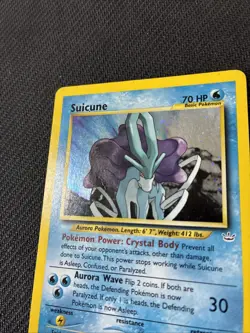 Suicune 14/64 Neo Revation Holo Rare Pokemon MP - Image 4