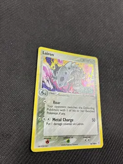 Lairon 36/100 ex Crystal Guardians Reverse Holo Pokemon HP - Image 3