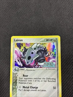 Lairon 36/100 ex Crystal Guardians Reverse Holo Pokemon HP - Image 5