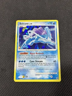 Suicune 19/132 Secret Wonders Cracked Ice Holo Pokemon LP - Image 1
