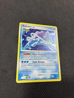 Suicune 19/132 Secret Wonders Cracked Ice Holo Pokemon LP - Image 2
