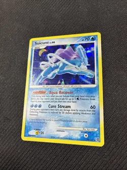 Suicune 19/132 Secret Wonders Cracked Ice Holo Pokemon LP - Image 3