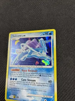 Suicune 19/132 Secret Wonders Cracked Ice Holo Pokemon LP - Image 4