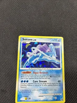 Suicune 19/132 Secret Wonders Cracked Ice Holo Pokemon LP - Image 5