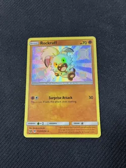Rockruff SV23/SV94 Hidden Fates Shiny Vault Pokemon NM - Image 1