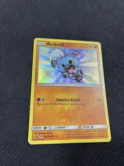 Rockruff SV23/SV94 Hidden Fates Shiny Vault Pokemon NM - Image 2