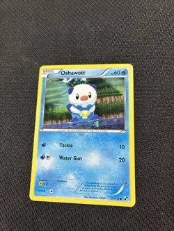 Oshawott 27/114 Black White Cosmo Holo Promo Pokemon NM - Image 3