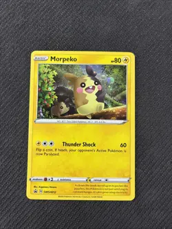Morpeko SWSH012 Sword Shield Holo Black Star Promo Pokemon NM - Image 1