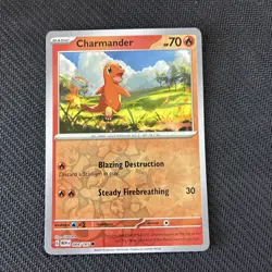 Charmander 004/165 151 Reverse Holo Pokemon NM - Image 1
