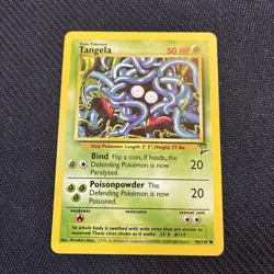 Tangela 96/130 Base Set 2 Pokemon NM - Image 1