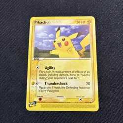 Pikachu 43/95 ex Magma Vs Aqua Pokemon MP - Image 1
