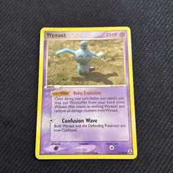 Wynaut 71/92 ex Legend Maker Pokemon MP - Image 1