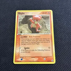 Magby 58/92 ex Legend Maker Pokemon HP - Image 1