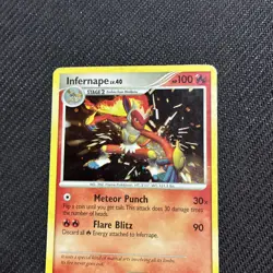 Infernape 5/130 Diamond Pearl Base Holo Rare Pokemon HP - Image 3