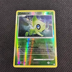 Celebi 7/123 Mysterious Treasures Reverse Holo Rare Pokemon MP - Image 1