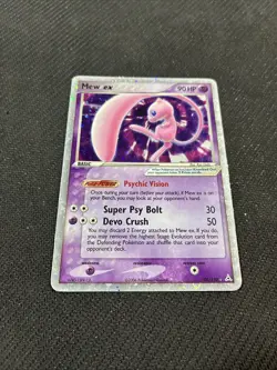 Mew ex 100/110 ex Holon Phantoms Pokemon HP - Image 3