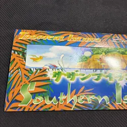 Sea Southern Islands Japanese Empty Pamphlet + Postcard Pokemon - Image 2