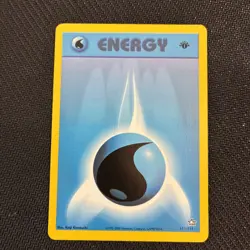 Water Energy 111/111 1st Edition Neo Genesis Pokemon NM - Image 1