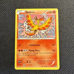 Moltres 9/124 XY Fates Collide Rare Pokemon NM - Image 1