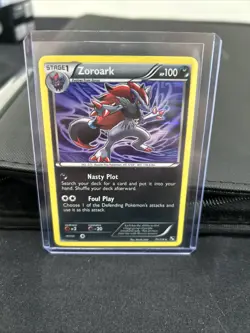 Zoroark 71/114 Black & White Holo Rare Pokemon Card 2011 BW NM Fast Shipping - Image 1