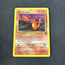 Charmander 50/82 Team Rocket Pokemon MP - Image 1