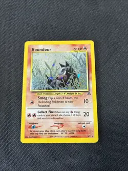 Houndour 5/75 Neo Discovery Holo Rare Pokemon HP - Image 1