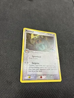 Noctowl 43/115 ex Unseen Forces Reverse Holo Pokemon MP - Image 3