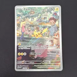 Pikachu 173 Pokemon Scarlet & Violet 151 Holo Illustration Rare - Image 1