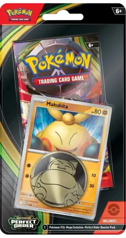Pokemon TCG Perfect Order Blister Pack Factory Sealed With PROMO and Coin - Image 1