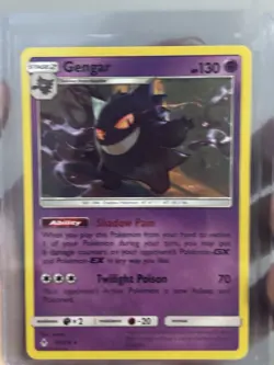 Pokemon Gengar 70/214 SM-Unbroken Bonds Holo Rare Stage 2 130 HP English 2019 - Image 2