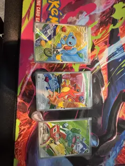 Pokemon First Partner Illustration Collection Series 1 KANTO Gen 1 starters NM - Image 1