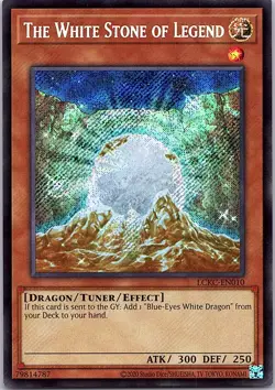 Yugioh: The White Stone of Legend - LCKC-EN010 - Secret Rare - Unlimited - NM - Image 1