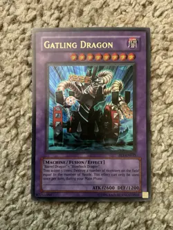 Yu-Gi-Oh! TCG Gatling Dragon Ultra Rare FET-EN035 - Image 1