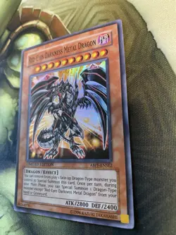 Red Eyes Darkness Metal Dragon ABPF-ENSE2 Limited Edition Holo Yugioh TCG Nm - Image 4