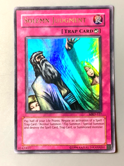 yugioh Solemn Judgment MRD-127 Unlimited Edition Ultra Rare near mint super nice - Image 1