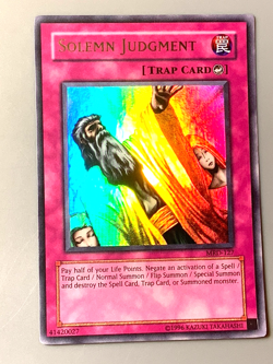 yugioh Solemn Judgment MRD-127 Unlimited Edition Ultra Rare near mint super nice - Image 2