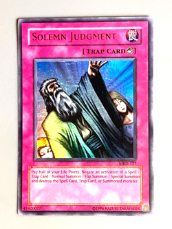 yugioh Solemn Judgment MRD-127 Unlimited Edition Ultra Rare near mint super nice - Image 3